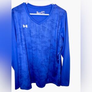 Under Armour Vivid Blue Patterned Top